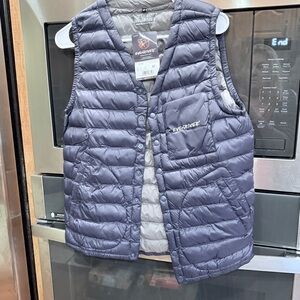 RARE⭐️⭐️ Evenriver Japanese Workwear Dark‎ Blue/Navy Puffer Vest NWT
